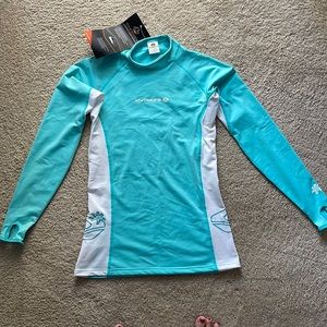 New Women's LavaCore Long Sleeve LavaSkin Shirt - Green (Size 14)
